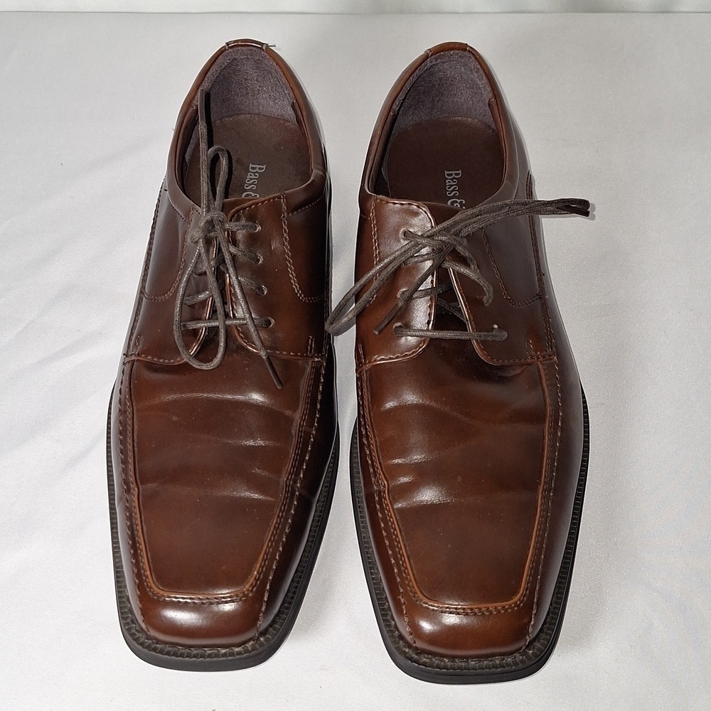 💥 Bass &co men’s size 9.5 brown dress shoes